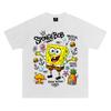 American Retro Cartoon SpongeBob Unisex Large Men Women Tee Adults Children Boy Gril Top Kids Parent Child Cotton Tshirt
