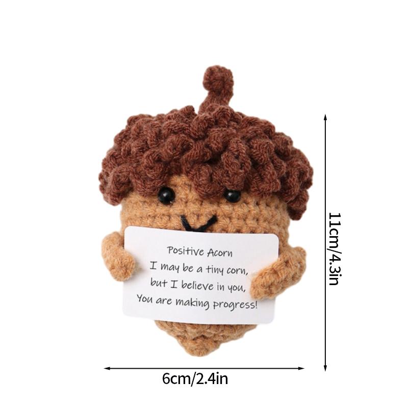 Positive Potato Ornament Desk Accessories Offices Accessories Desktop Decoration Crochet Fruits Vegetables Christmas Gift