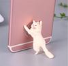 Cute Cat Mobile Phone Holder Stand Desk Socket Smartphone Holder For 