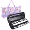 COLORFUL CANDY STYLE Music Melodica Musical Main Unit Unicorn Fantasy NN300610 Set, Case, Instrument, Set, Pianica, Cute, Girl, & Black,