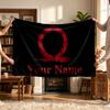 God Of War (1) Personalized Name Blanket Soft Cozy Gift for Sofa Bed Couch Home Decoration