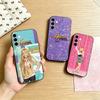 Чехол для телефона H-Hannah Montana для Samsung Galaxy A73, A72, A71, A70, A53, A52, A51, Другие Мягкий Черный Чехол