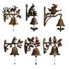 Christmas Entryway Decoration Vintage Doorbell, Welcome Wall Hanging, Deer/Snowman/Santa Claus/Penguin/Witch Decor, Unique Kitchen Accents Decorative