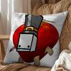 funny game Hatty BattleBlock Theater Pillow Case Antidustmite Pillowcase Invisible zipper silky short plush Sofa cushion cover