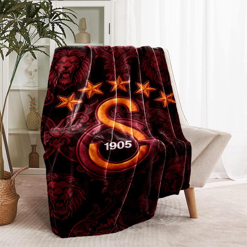 1pc Blanket - Galatasaray S .K Print Design, Lightweight Blanket for Sofa, Bed- Soft &Warm, Gift for All Seasons