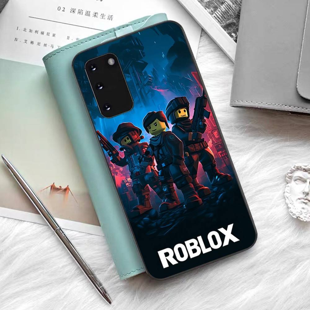 EZ27 R-Robloxs Phone Case For Samsung S 24 Fe 25 Ultra Plus 20 Lite 21 30 22 23 24 22 Ultra 5G Fundas