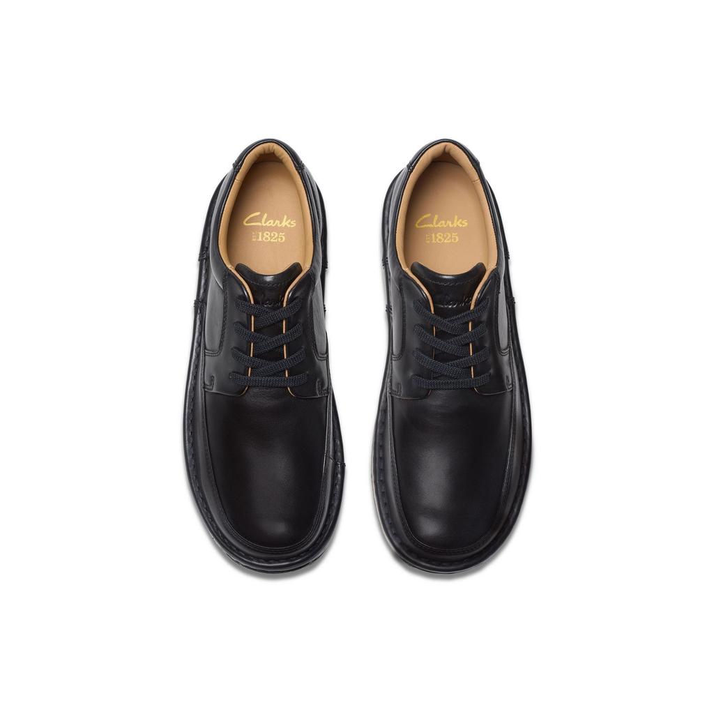 Clarks Кожаные Универсальные Удобные С Амортизацией Повседневная Обувь Мужские кроссовки Черный 261798387
