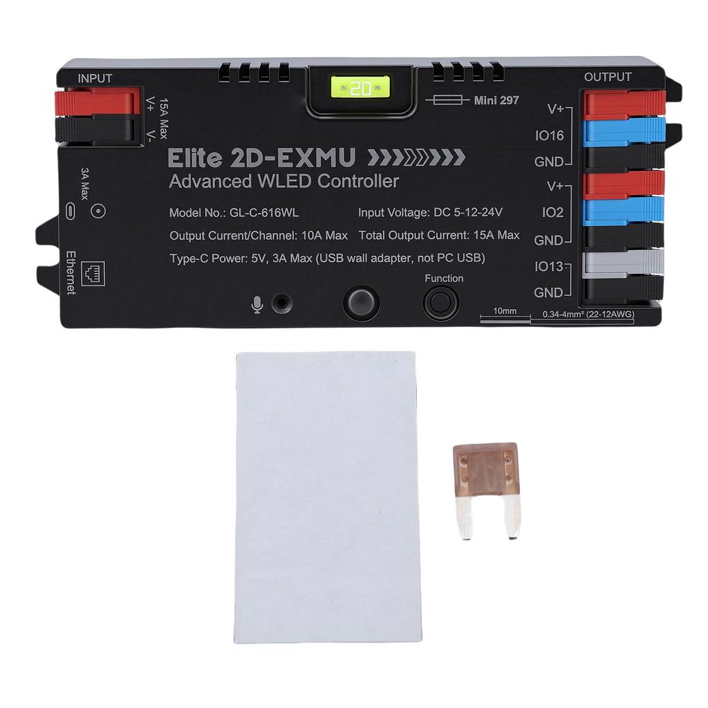 Контроллер WLED для цифровой адресуемой RGB IC светодиодной ленты с Ethernet, реагирующий на музыку и звук, UART, энергосберегающий