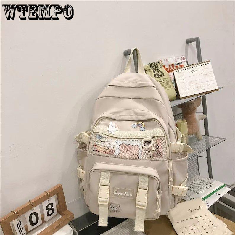 Рюкзак Kawaii, рюкзак большой вместимости, милый рюкзак, рюкзак для ноутбука, рюкзак Kawaii для школы, повседневный рюкзак, рюкзак для женщин