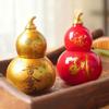 Smooth Lucky Gourd Ornaments Automatic Swing Wealth Gourd Figurine Lucky Gourd Statue  Living Room