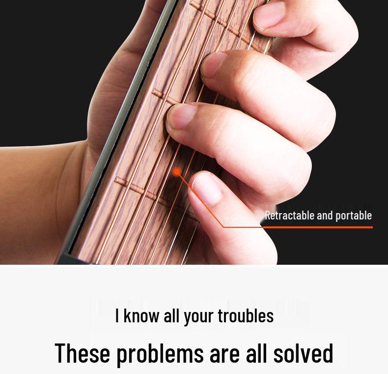 Ukulele Chord Trainer: Pocket Guitar Finger Trainer & Fretboard Practice Tool