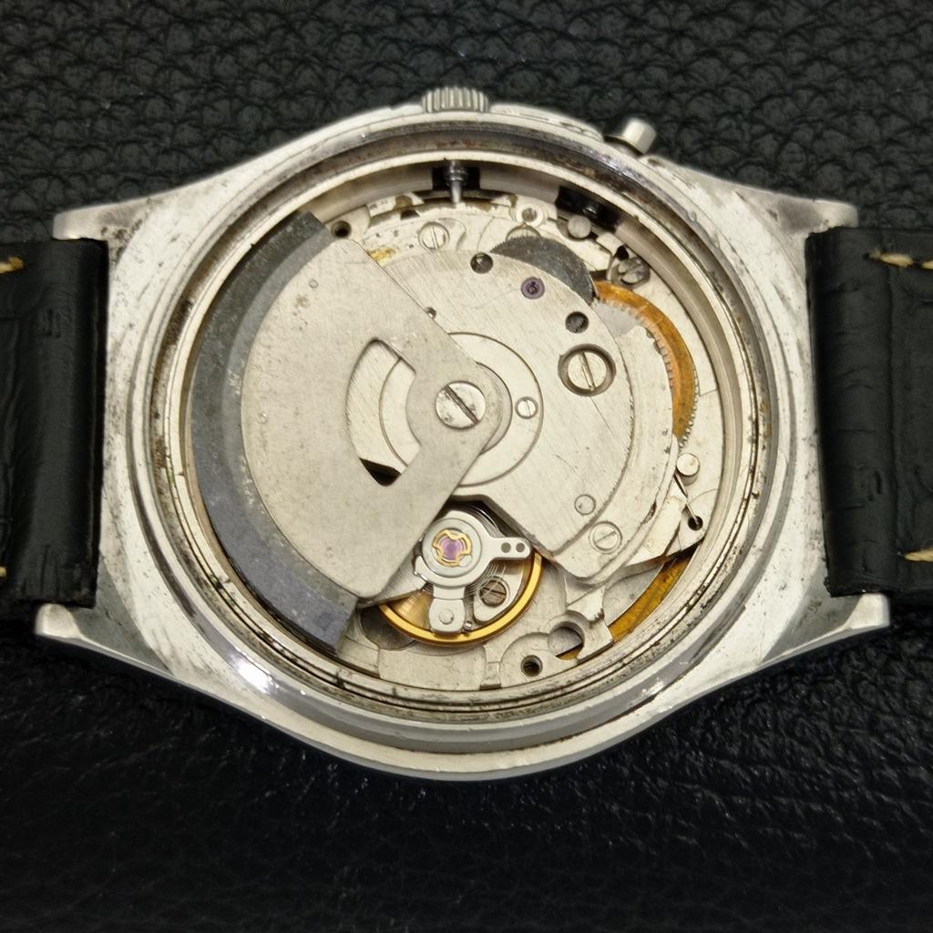 Б/у ORIENT JAPAN МУЖСКИЕ АВТОМАТИЧЕСКИЕ ЧАСЫ DAY&DATE ЧЕРНОГО ЦИФЕРБЛАТА A432326-2 R111-a432326