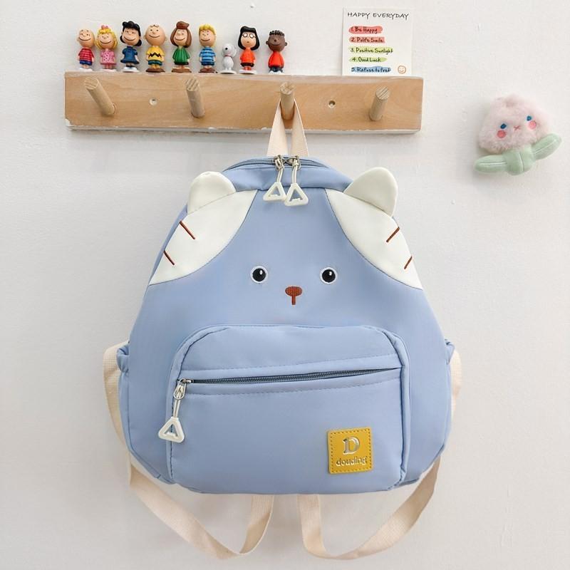Cute Korean Style Kids Backpack With Colorful Design Nylon And Gender Neutral