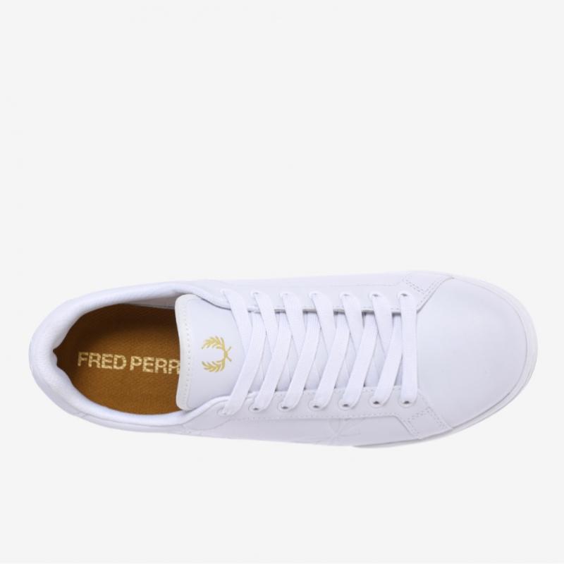 Fred Perry Unisex Leather Sneakers B722 Leather Sfpu2336321 100