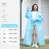 Raincoat for Electric Bikes, Long Version for Men and Women, Full-Body Storm-Proof Two-Piece Poncho for Hiking and Electric Bicycles, Adult Cycling