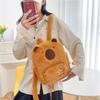 [EZBUYGO] Милый плюшевый рюкзак-капибара для женщин, многоцелевая мультяшная забавная сумка-кроссбоди капибара, большая сумка-тоут