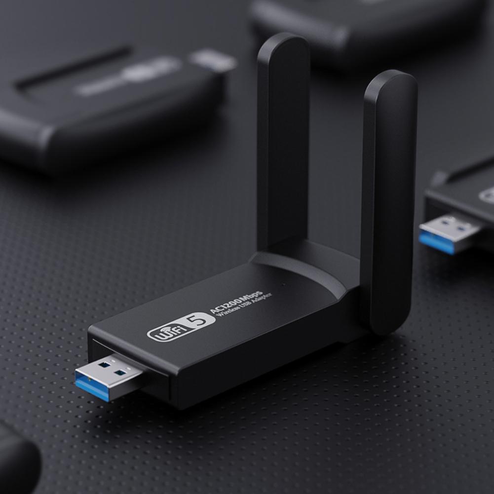 Разъем USB3.0 1200M, 2,4 ГГц и 5,8 ГГц, двухчастотный беспроводной USB-адаптер сетевой карты