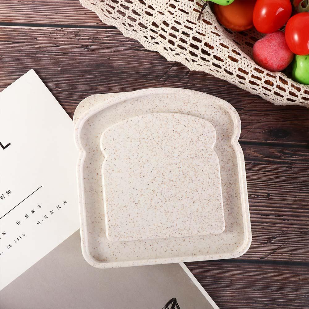 Good Sealing Daily Use Toast Box Bread Container Sandwich Storage Case Dessert Container