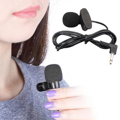 3,5 мм Hands Free На Мини Лацканный Компьютерный Зажим Микрофон для ПК Ноутбука