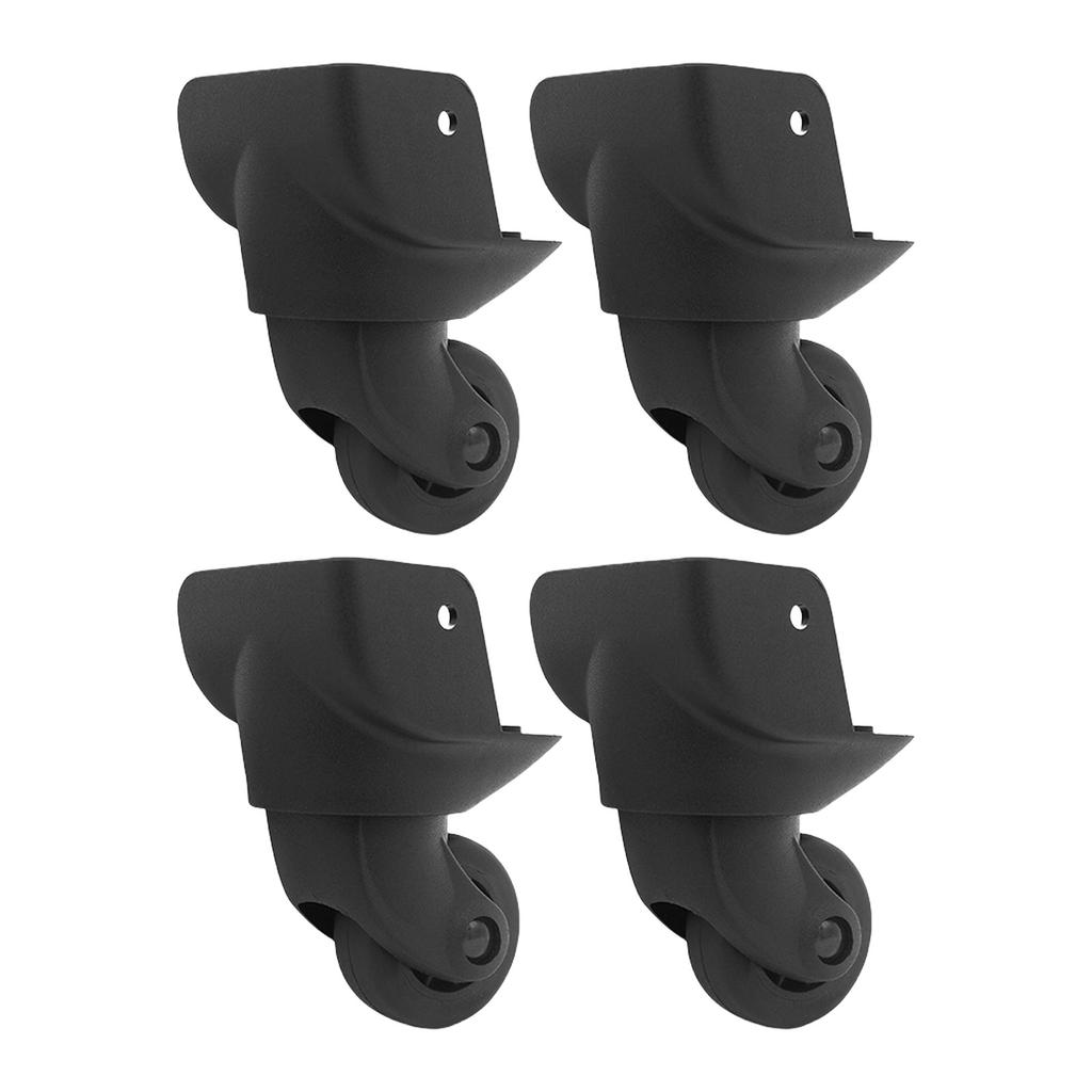 4 Pieces Universal Suitcase Wheels 360 Degree Rotation Quiet Rolling Travel Accessories Smooth Rolling For Travel Bags