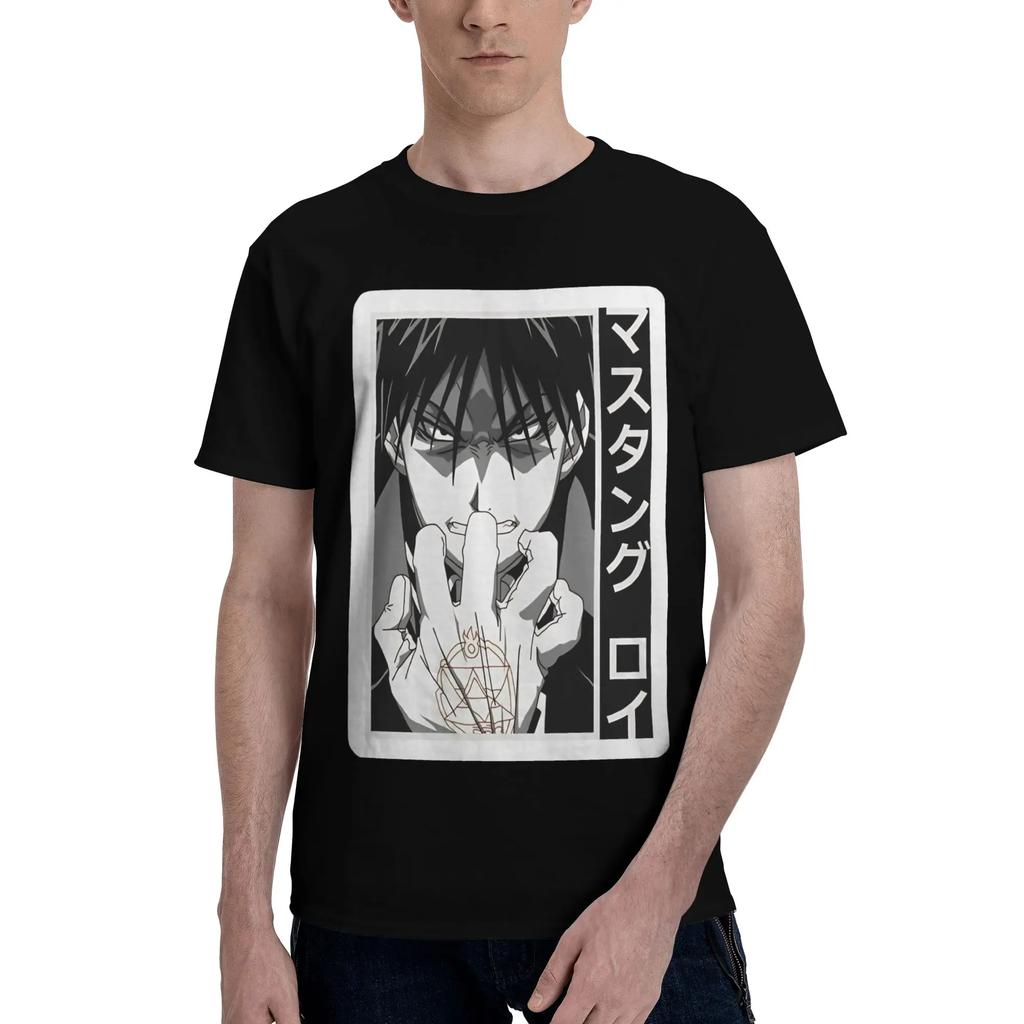 Anime Alchemist Unisex Tshirt Clothes Vintage Tees Short Sleeve Fugees 100 Cotton