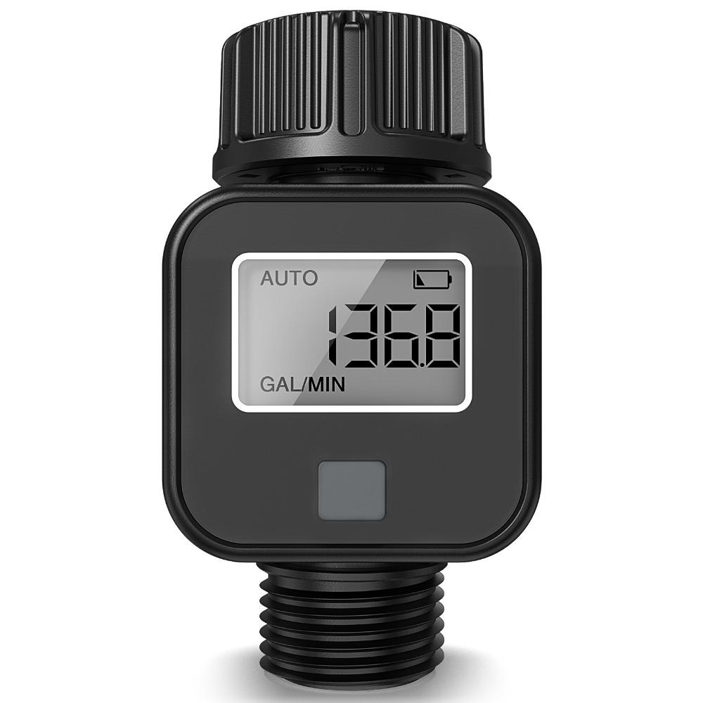 High Accuracy Digital Flowmeter Battery Powered Electronic Water Meter Water Flow Meter Garden