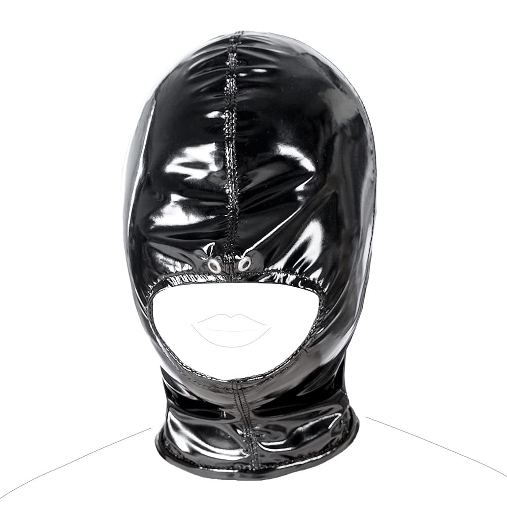 SXOVO полноразмерная маска для косплея, аксессуары, костюм, повязка на глаза, открытый рот, маска для лица, мужская, женская, унисекс, повязка на глаза, дышащая, эластичная, SM, сдержанность