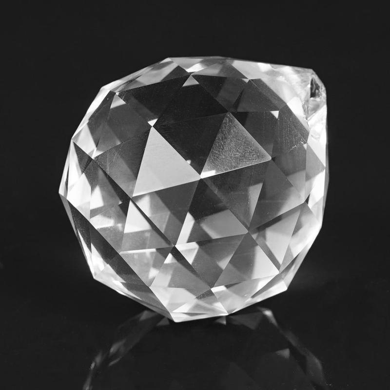 1 шт. Горячая модная подвеска в виде хрустального стеклянного шара для женщин