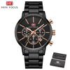 MINI FOCUS Business Sport Watches Men Luxury Top Brand Stainless Steel Wristwatch Man Waterproof Chronograph Quartz Watch