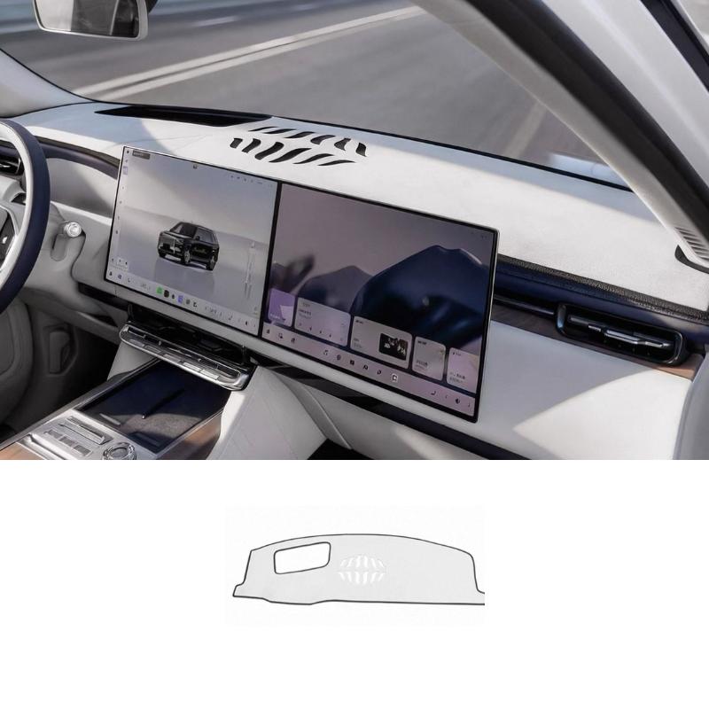For Zeekr 9X 2025 2026 Suede Leather Dashmat Car Dashboard Cover Pad Dash Mat Accessories LHD