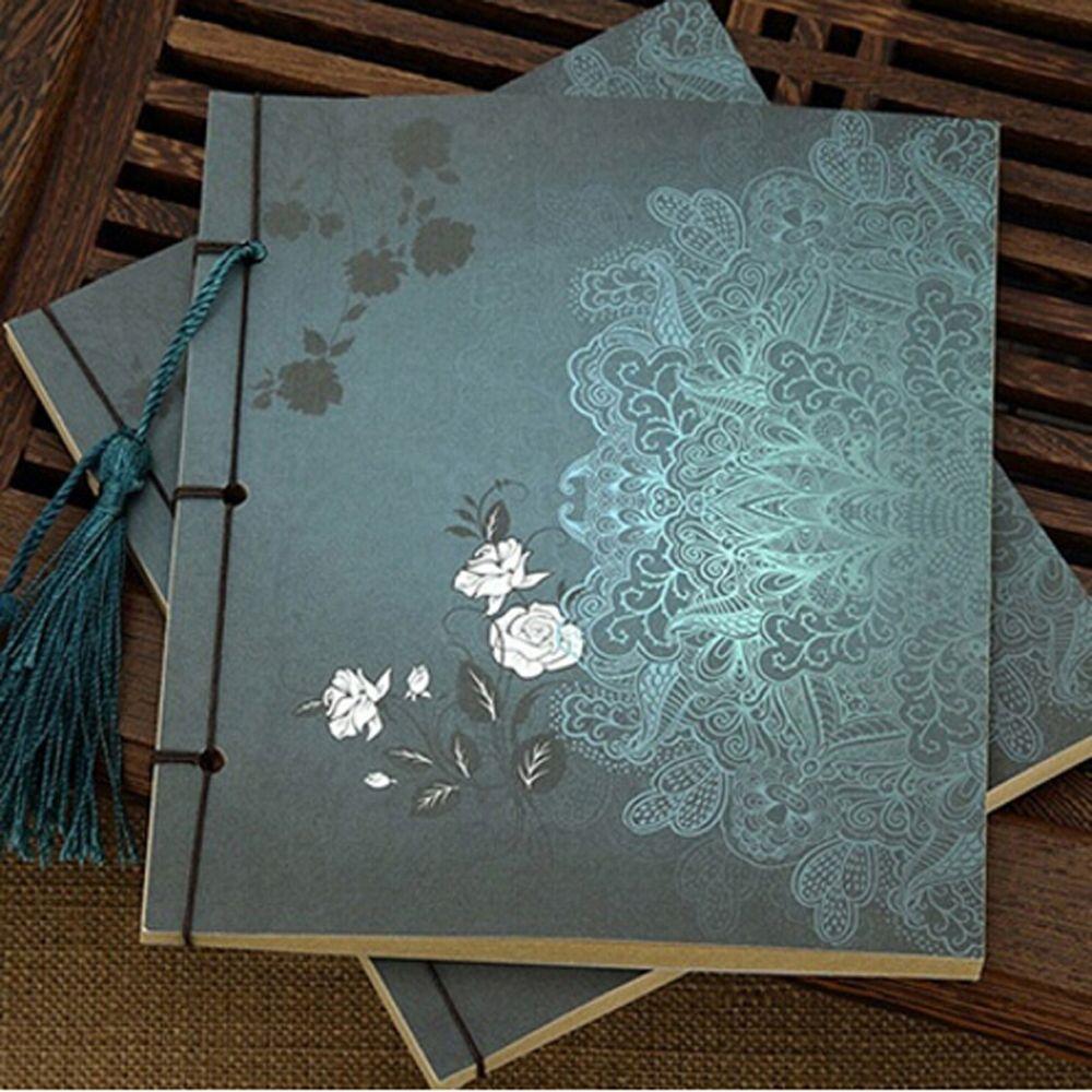 Gifts Beautiful Handmade Kraft Paper Wire-bound Notebook Blank Page Sketches