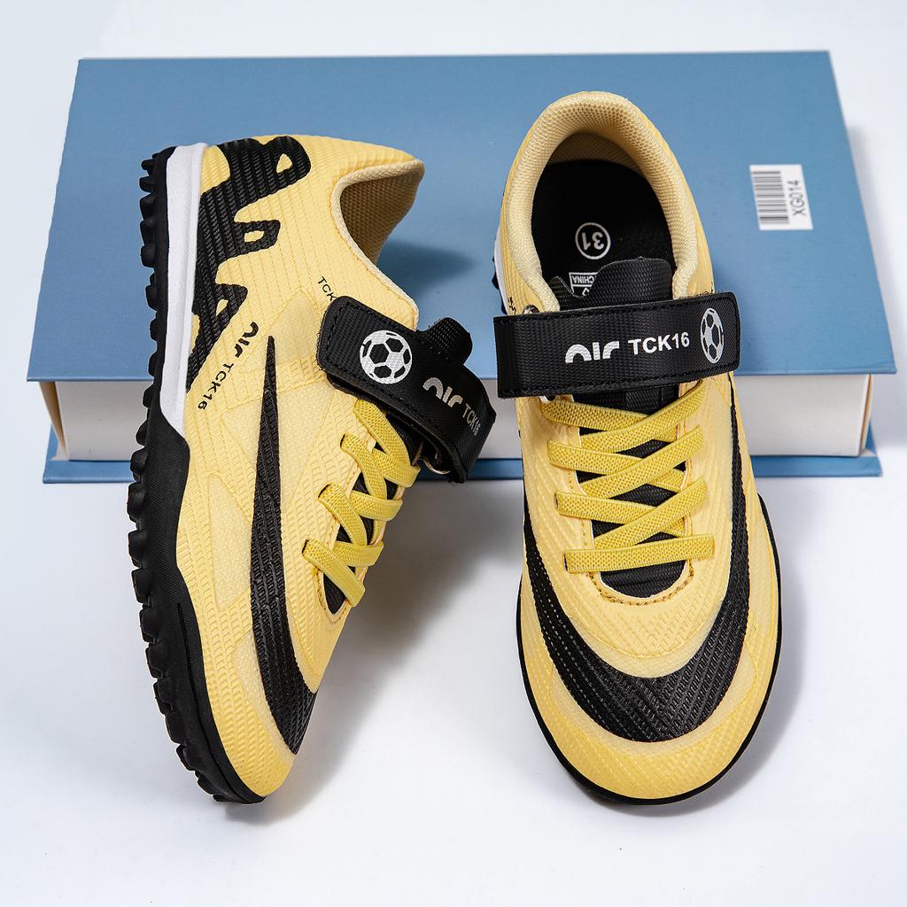 Children's football shoes Velcro boys student game training shoes popular high quality girls broken nail football shoes