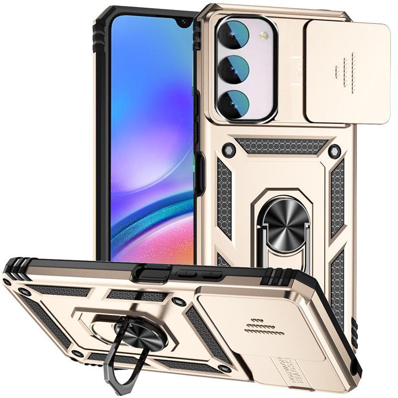 Противоударный защитный чехол для слайд-камеры для Samsung Galaxy A54 A05S A04S A14 A53 S22 S23 S24 Xiaomi Redmi Note 12 11 iPhone 15 14 13 12 Pro Max Ring Cover