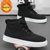 2025 зима новая мужская обувь теплая бархатная утолщенная хлопковая обувь универсальная повседневная обувь для скейтборда мужская трендовая обувь