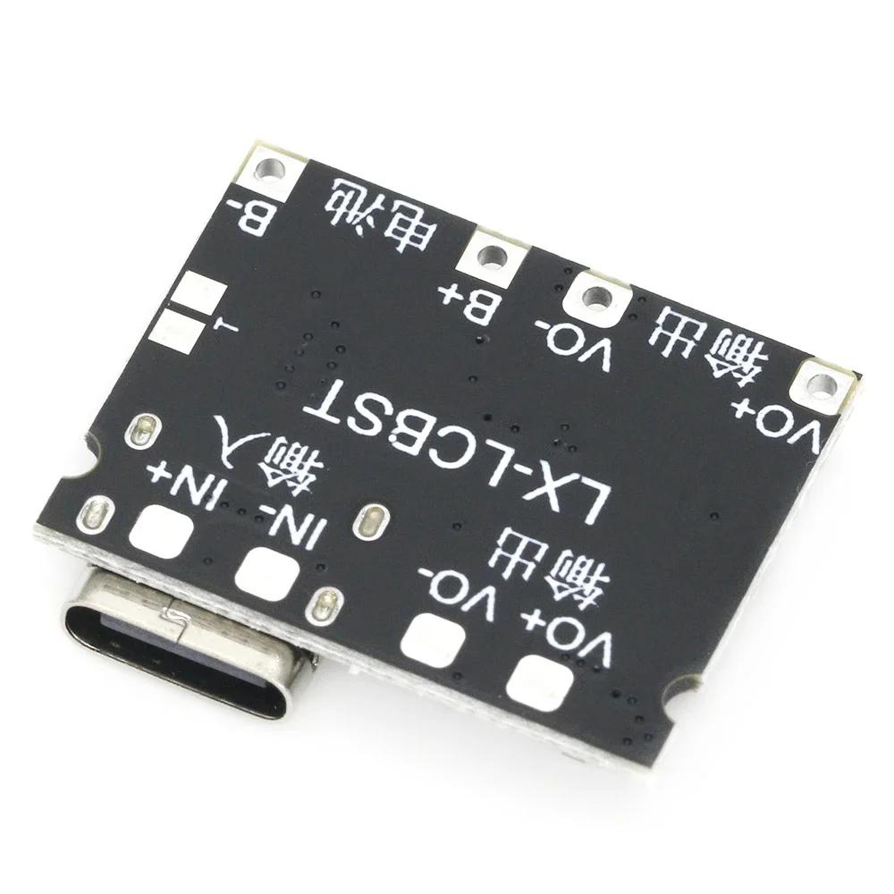 3.7В до 9В 5В Зарядное Устройство Разрядная Плата Тип-C Micro DC-DC Повышающий Модуль 18650 Литиевая Батарея Зарядка Повышающий Модуль