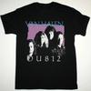 Винтажная футболка группы VAN HALEN OU812 Хлопок Все размеры Черная Свободная и дышащая Мужская и женская одинаковая Футболка с круглым вырезом из чистого хлопка