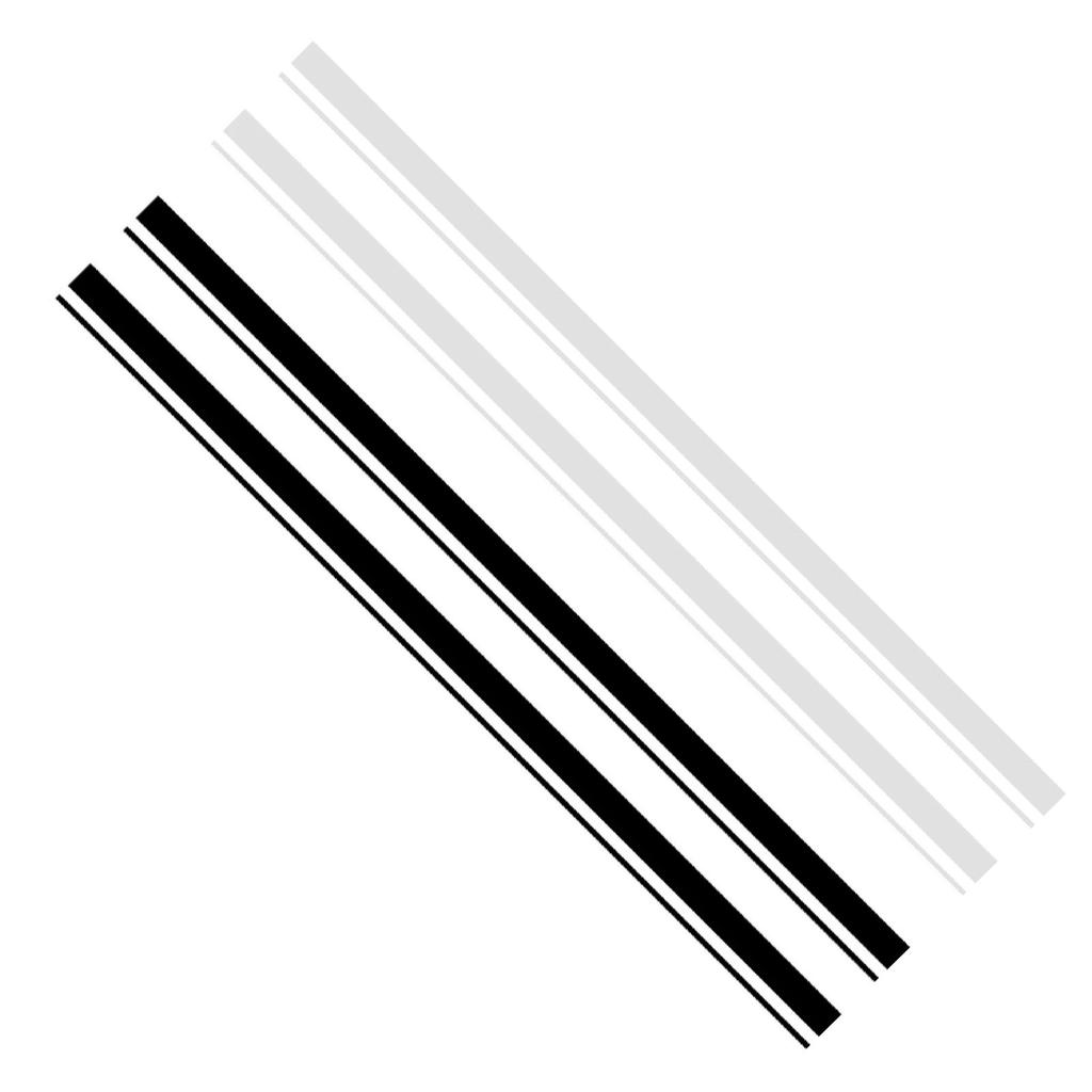 2 шт. Полосатая автомобильная наклейка Графика Универсальная Водонепроницаемая Самоклеящаяся Съемная Гоночная Автомобильная Наклейка на Дверь и Кузов Полосатая Автомобильная Наклейка