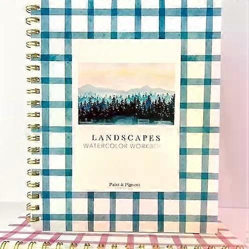 Watercolor Paper Pad, Spiral - Bound with Tear - Line. A Watercolor Journal and Sketchbook for Adults & Kids - Ideal for Smaller - Sized Exercises or