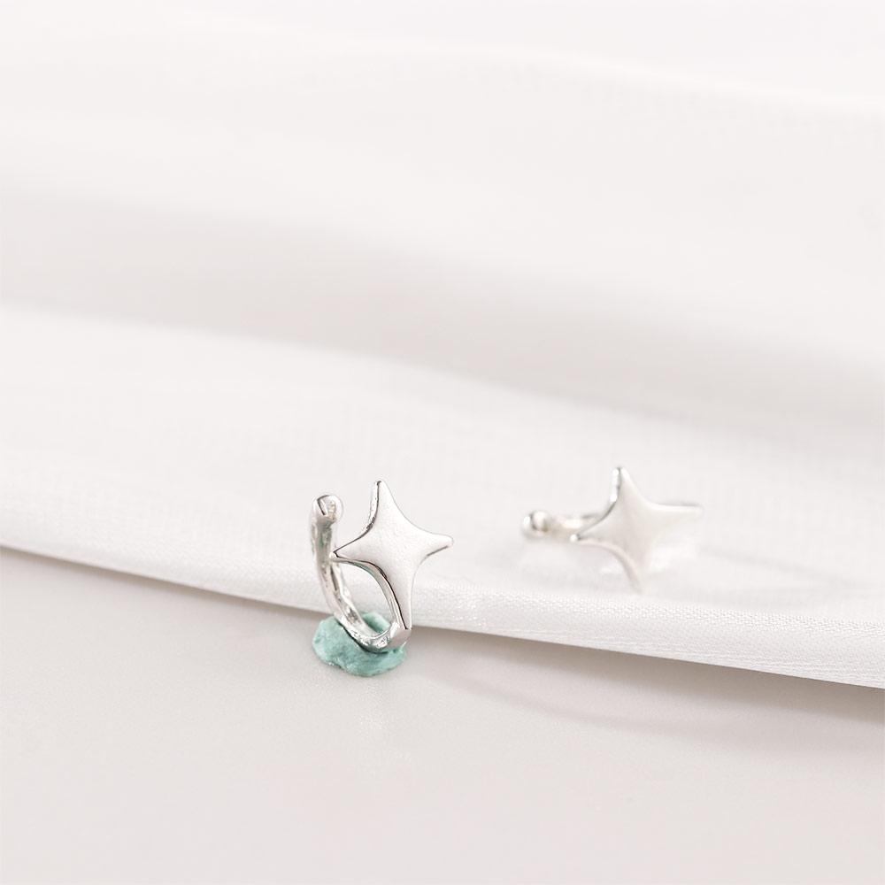 Fashion Jewelry Clip Earring Ear Cuff Korean Style Star Ear Clips Women Earrings Cartilage Stud