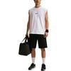 Nike Мужской однотонный топ в рубчик из хлопка tops IH1976-100