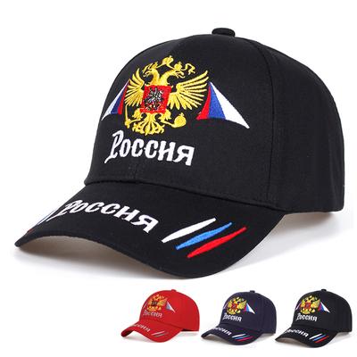 Русская бейсболка Хлопковая кепка Snapback Кепки с вышивкой в виде золотого двуглавого орла Регулируемая хип-хоп шляпа Кепки от солнца Кепки дальнобойщика