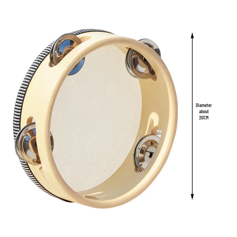 Детские музыкальные инструменты Орфа: Треугольник, Кастаньеты, Маракасы, Бубен, Деревянные бруски, Тарелки