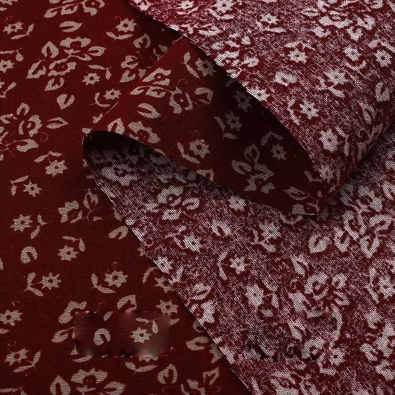 Хлопковая и льняная набивная ткань Ткань Богемная одежда Скатерть Стиль ретро Износостойкая и долговечная Штора Этнический стиль Красивый цвет