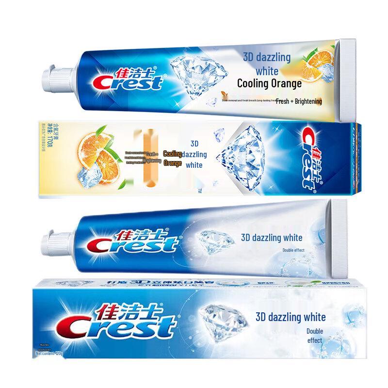 Crest 3D White Whitening & Gum Care Toothpaste Set