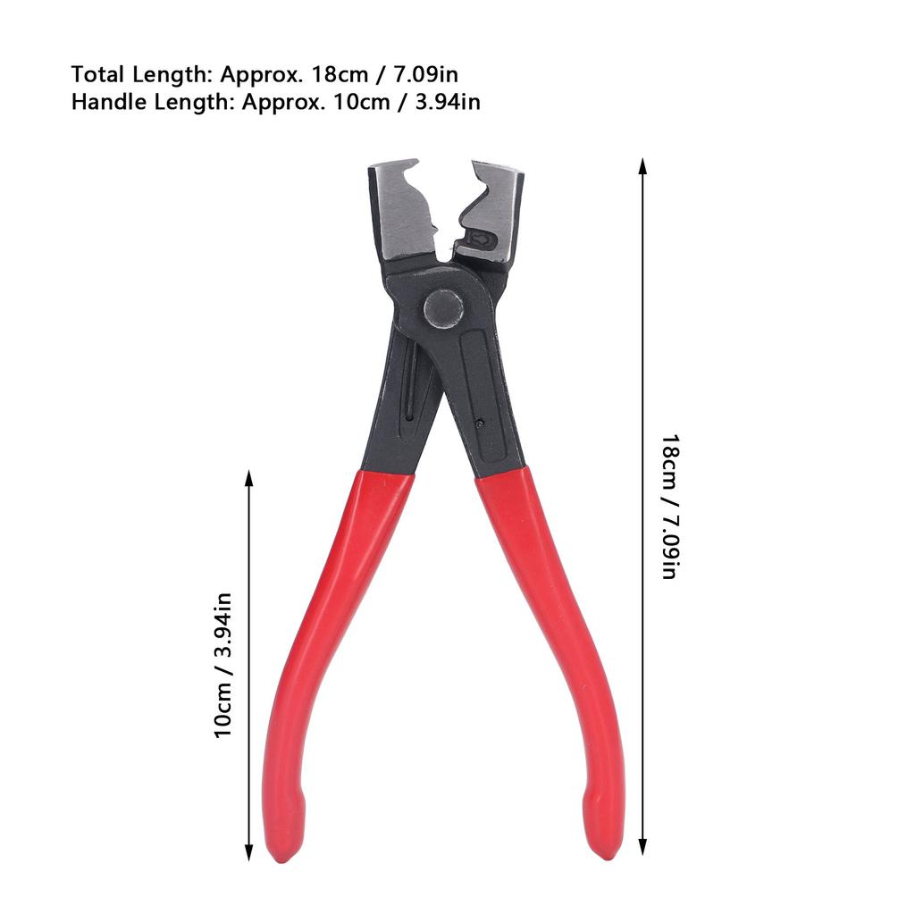 Зажимные клещи для шлангов, клещи для хомутов шлангов, зажим типа R, инструмент из углеродистой стали для обслуживания автомобилей, клещи для шлангов, клещи для хомутов шлангов