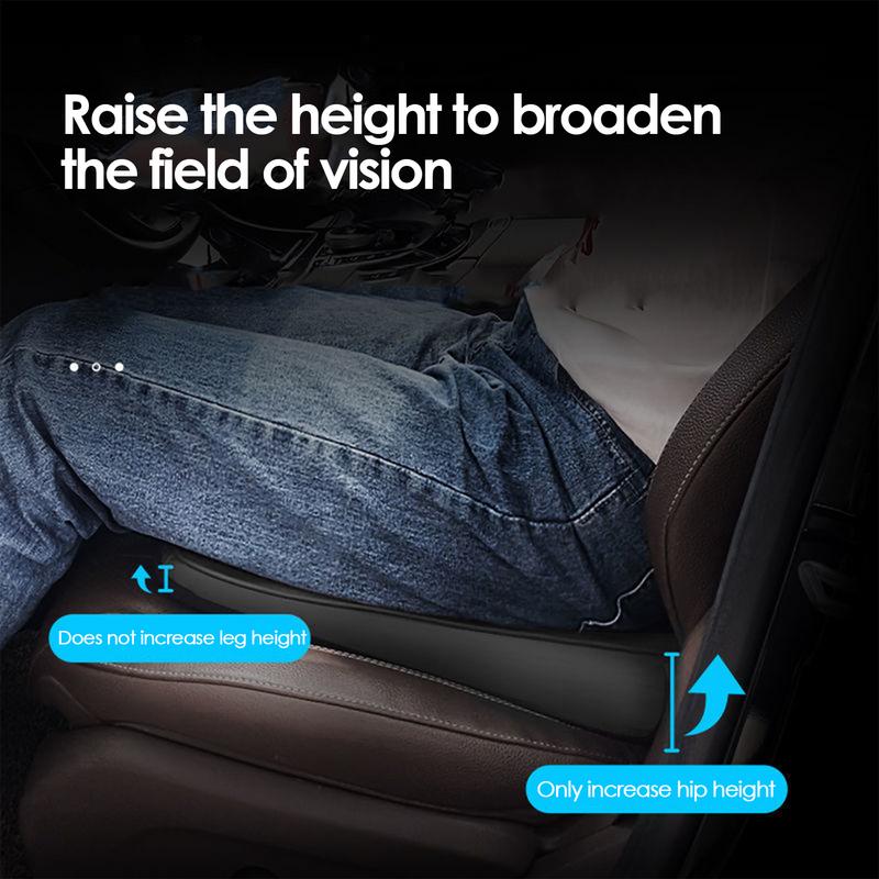 Подушка-бустер для основного водительского сиденья автомобиля, высота 6 см, коврик из пены с памятью, дышащая, портативная, для снятия усталости, накладка на сиденье автомобиля