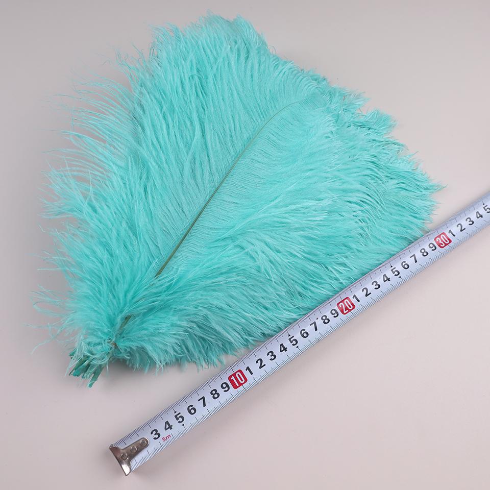 10 шт. 30-35 см Страусиные перья для рукоделия Свадебное украшение 12-14" Аксессуары для рукоделия Настольные центральные элементы Карнавальные перья