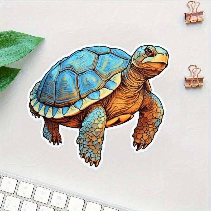 Наклейки Turtle Roaming, прочные, для ноутбука, автомобиля, багажа, скейтборда и многого другого — идеально подходят для подростков, взрослых, креативного декора и подарков