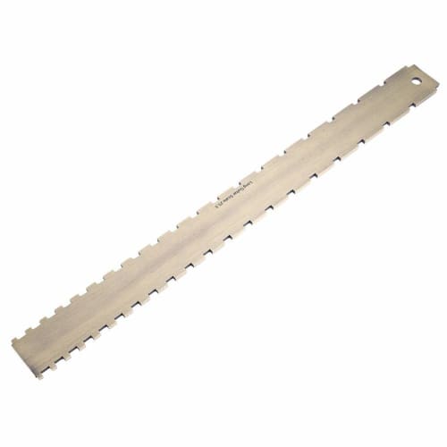 VGEBY Practical Guitar Neck Straight Edge with 24.75 Notches for Fretboards, Guitar Luthier's Tool, Guitar Straight Edge