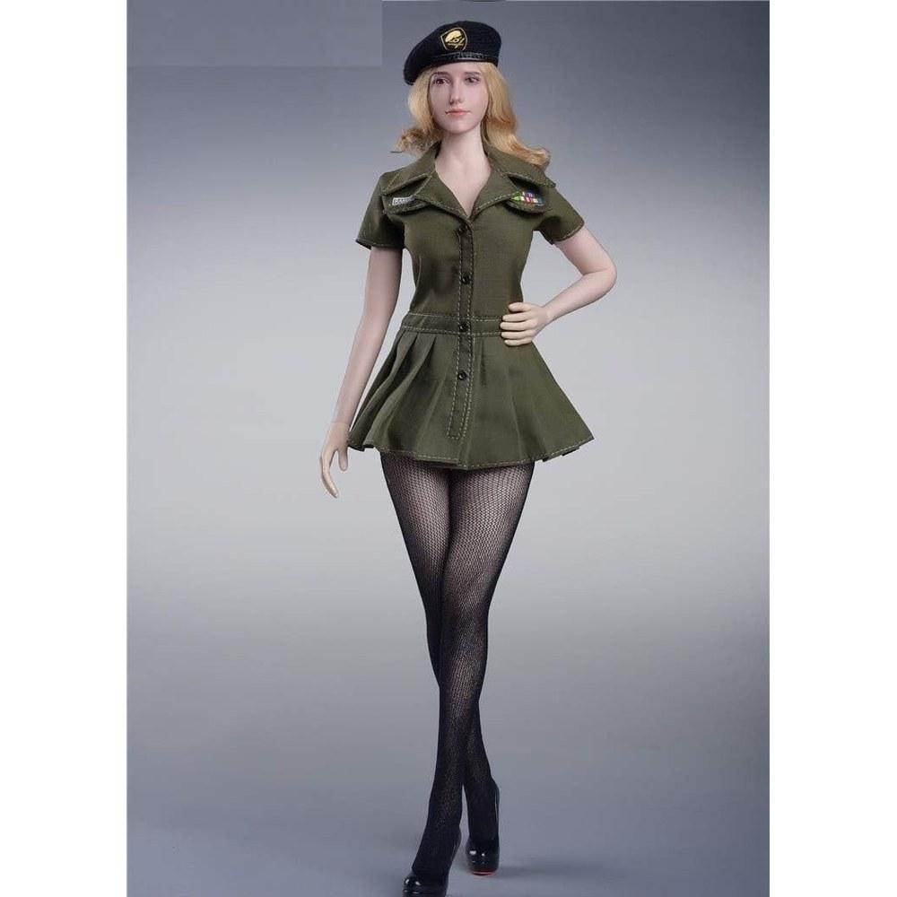 Fire Girl Toys 1/6 Scale Figure FG070C US Military Uniform Seamless Beautiful Sexy Figure Head Body and Weapons Not Included